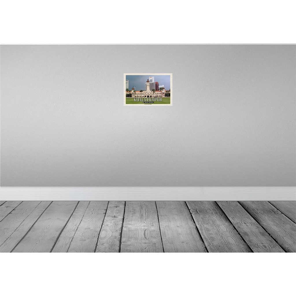 [LA-135285] Blechschild 20x30 cm Kuala Lumpur Sultan Abdul Building Bildmotiv Reisemotiv Abenteuer Reisen Urlaub Bild 2