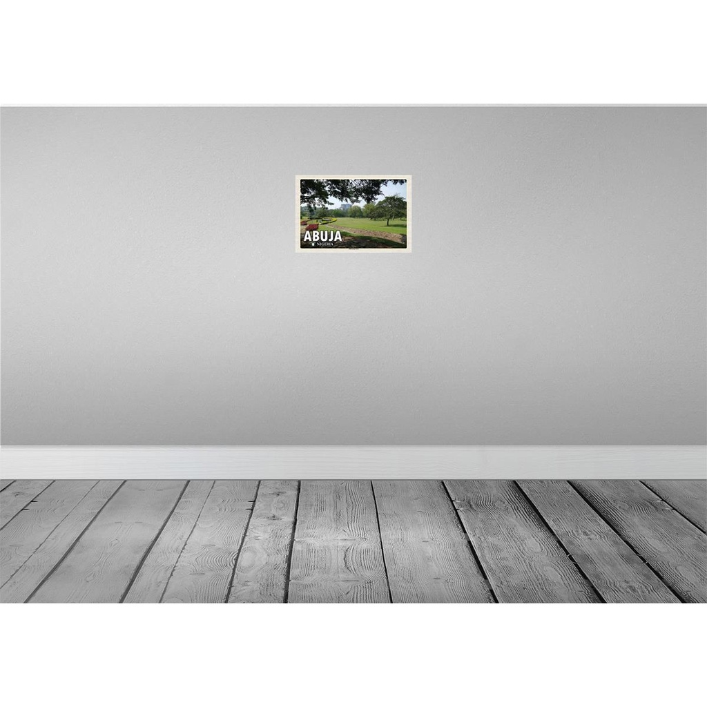 [LA-135308] Blechschild 20x30 cm Abuja Nigeria Millenium Park Bildmotiv Reisemotiv Abenteuer Reisen Urlaub Bild 2