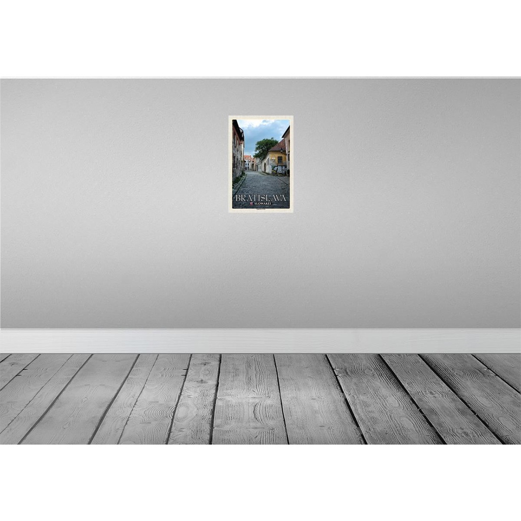 [LA-135328] Blechschild 30x20 cm Bratislava Slowakei Kapitulska Straße Bildmotiv Reisemotiv Abenteuer Reisen Urlaub Bild 2