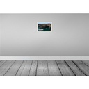 [LA-135371] Blechschild 20x30 cm Lanzarote Spanien Los Hervideros Küste Bildmotiv Reisemotiv Abenteuer Reisen Urlaub Bild 2