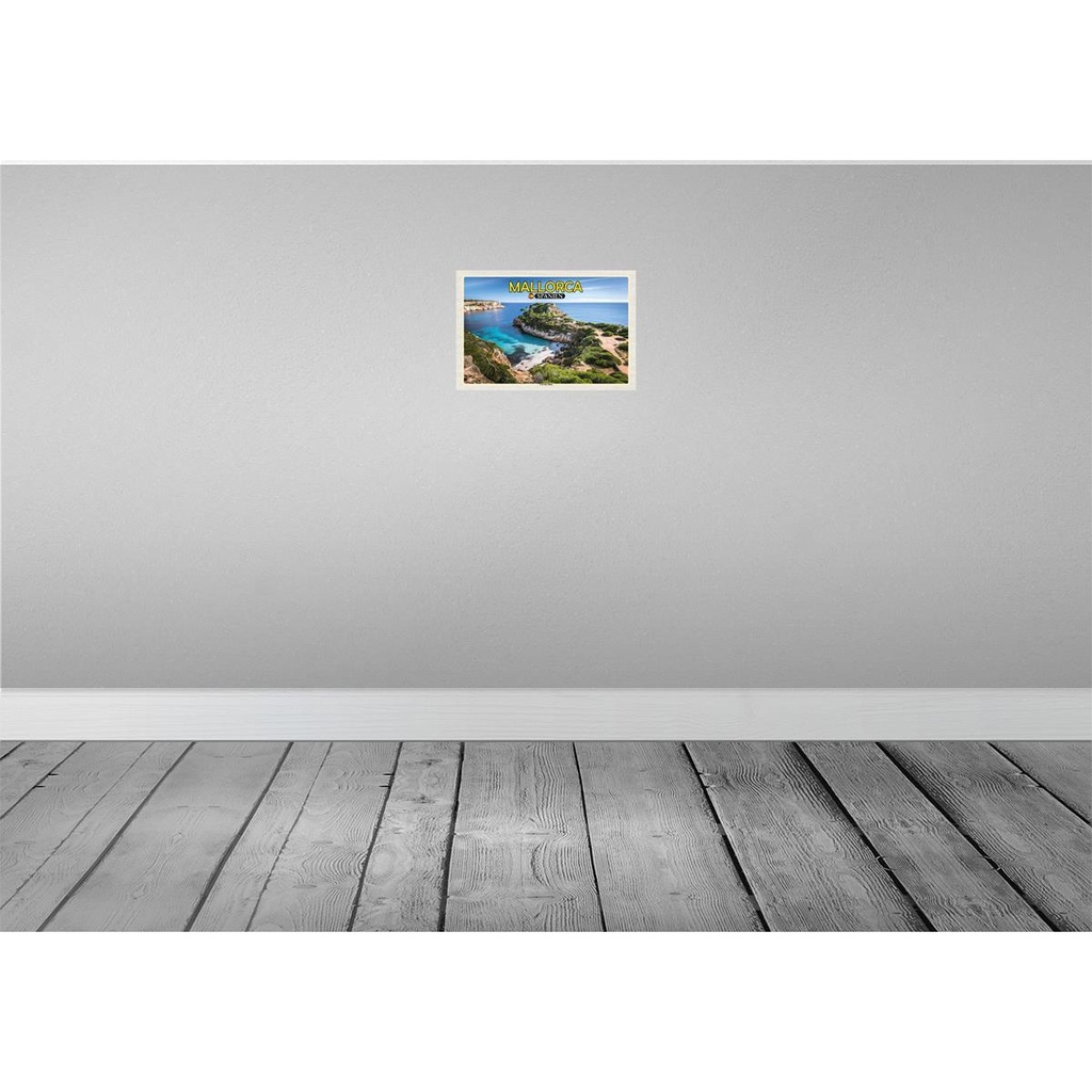 [LA-135378] Blechschild 20x30 cm Mallorca Spanien Urlaub Cala des Moro Bucht Bildmotiv Reisemotiv Abenteuer Reisen Bild 2