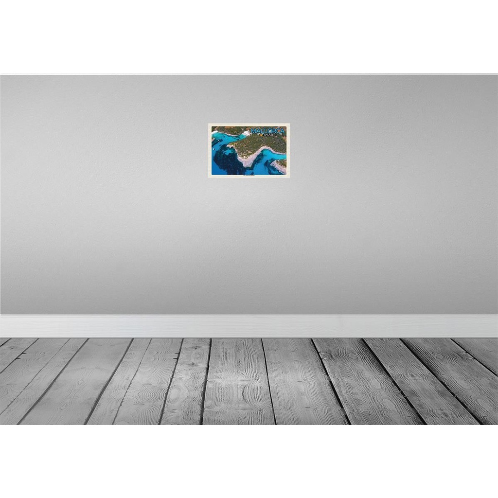 [LA-135390] Blechschild 20x30 cm Mallorca Spanien Urlaub Parc Natural de Mondragó Bildmotiv Reisemotiv Abenteuer Reisen Bild 2