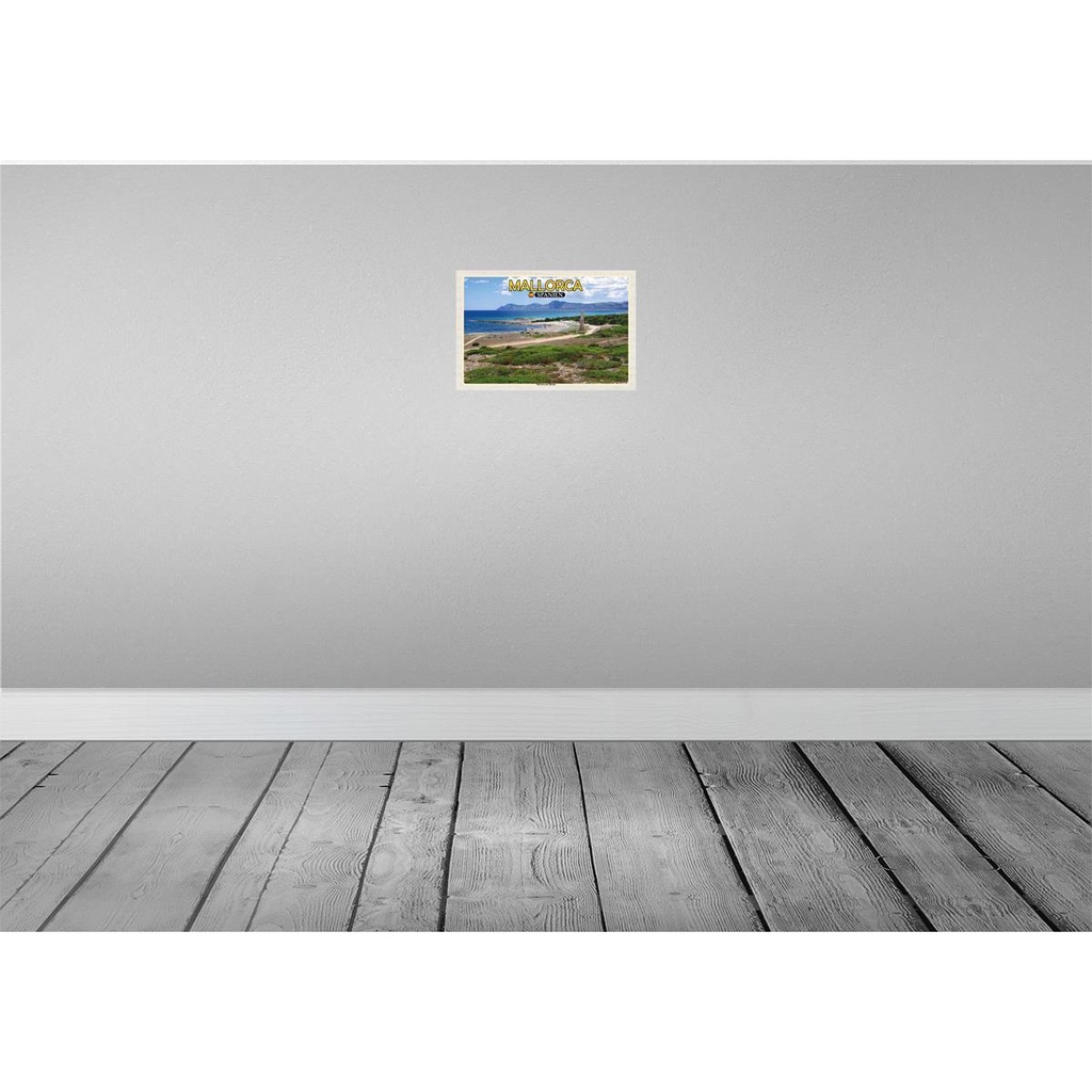 [LA-135398] Blechschild 20x30 cm Mallorca Spanien Reisen Urlaub Son Serra de Marina Meer Bildmotiv Reisemotiv Abenteuer Bild 2