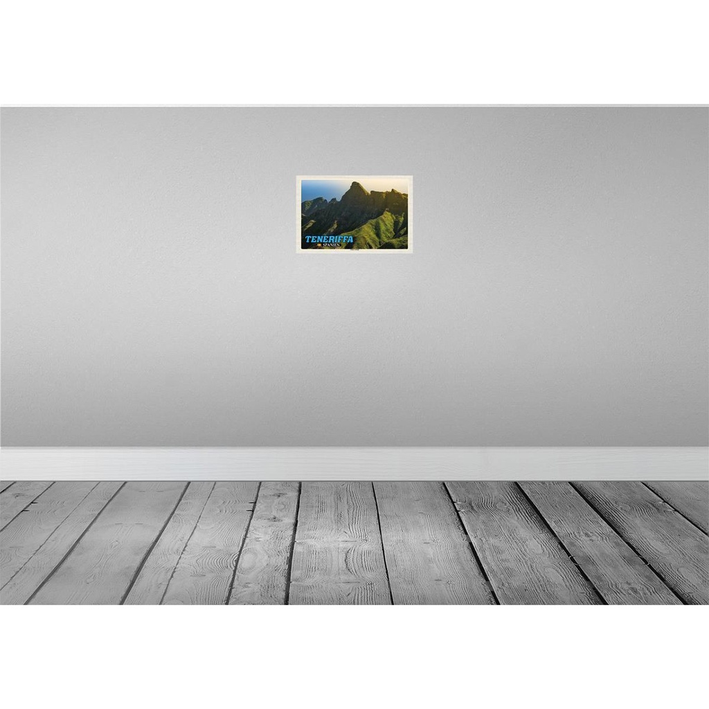 [LA-135402-H] Holzschild 20x30 cm Teneriffa Spanien Anaga Gebirge Bildmotiv Reisemotiv Europa Bild 2