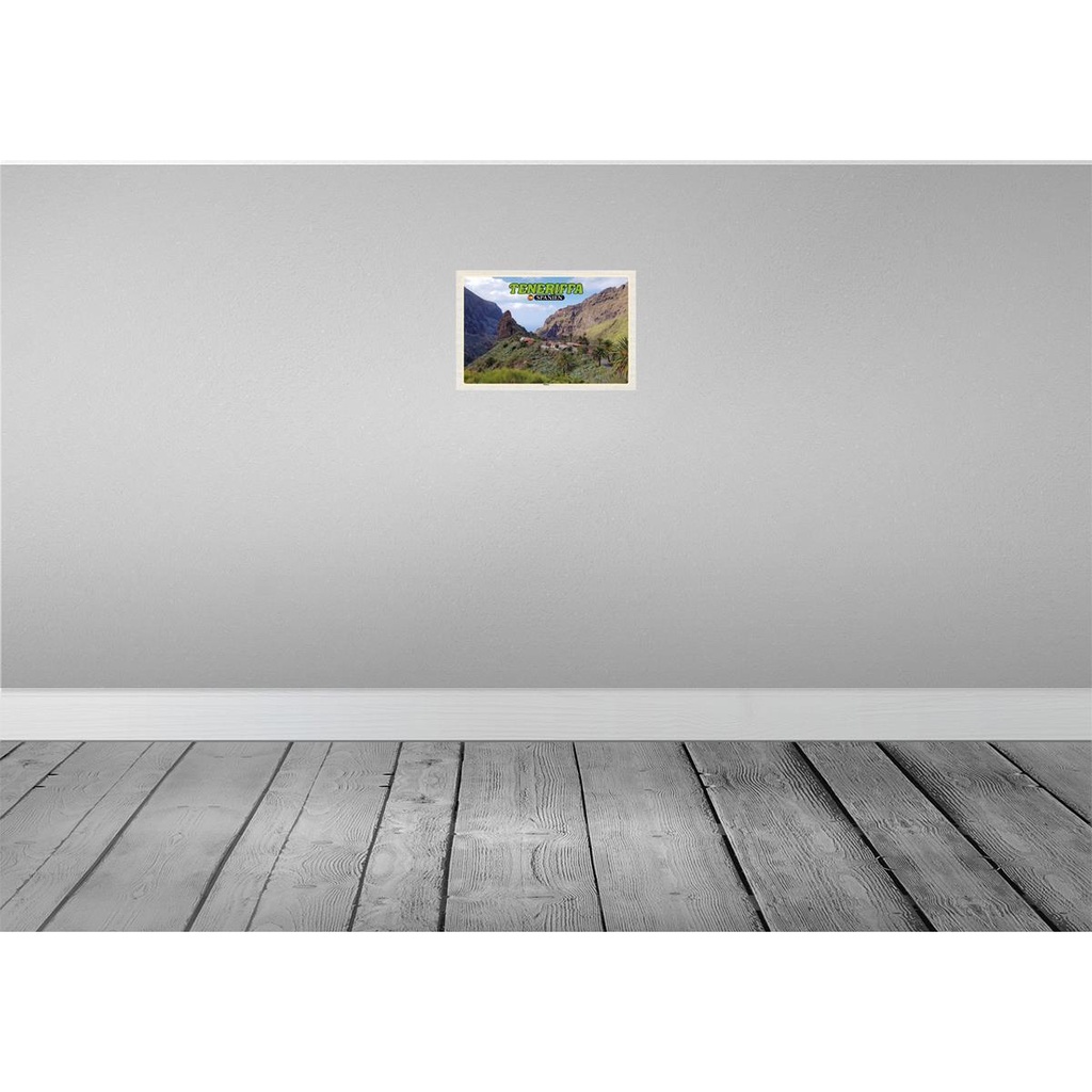 [LA-135410] Blechschild 20x30 cm Teneriffa Spanien Masca Bergdorf Gebirge Bildmotiv Reisemotiv Abenteuer Reisen Urlaub Bild 2