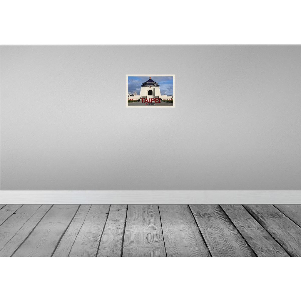 [LA-135425] Blechschild 20x30 cm Taipei Taiwan Nationale Chiang-Kai-shek Bildmotiv Reisemotiv Abenteuer Reisen Urlaub Bild 2