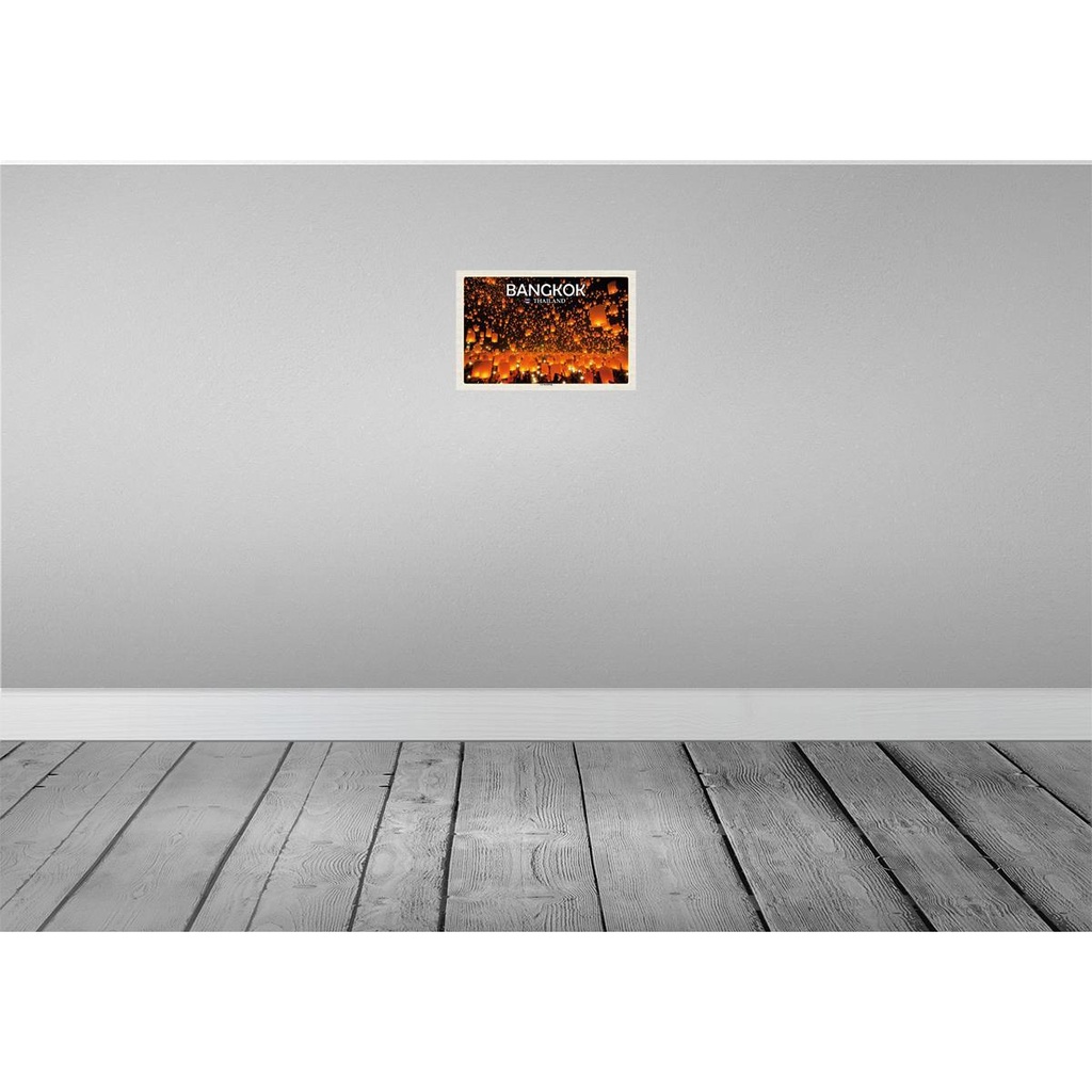 [LA-135430] Blechschild 20x30 cm Bangkok Thailand Loy Krathong Lichterfest Bildmotiv Reisemotiv Abenteuer Reisen Urlaub Bild 2