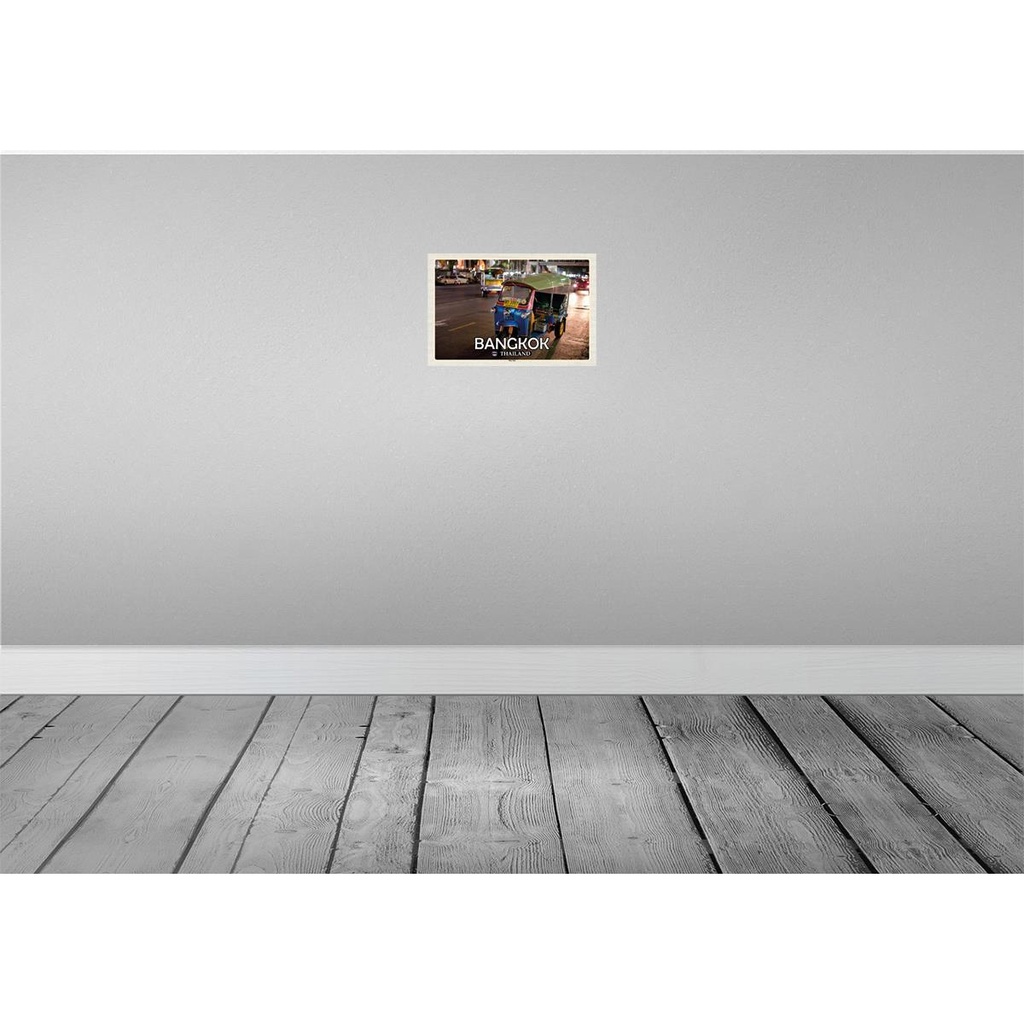 [LA-135432] Blechschild 20x30 cm Bangkok Thailand Tuk Bildmotiv Reisemotiv Abenteuer Reisen Urlaub Bild 2