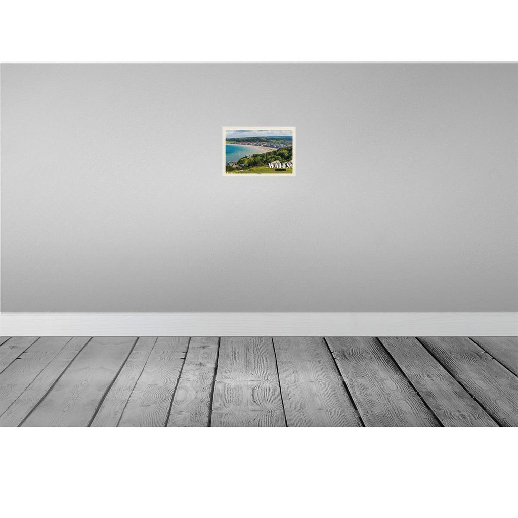 [LA-135442] Blechschild 20x30 cm Wales United Kingdom Llandudno Seebad Bildmotiv Reisemotiv Abenteuer Reisen Urlaub Bild 2