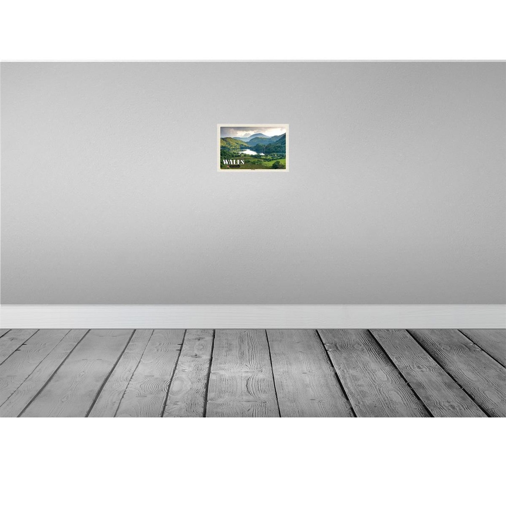 [LA-135448-H] Holzschild 20x30 cm Wales Snowdonia Nationalpark Bildmotiv Reisemotiv Europa Bild 2