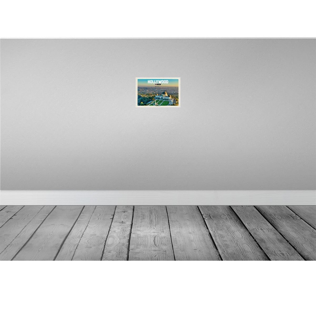 [LA-135454] Blechschild 20x30 cm Hollywood USA Griffith Observatory Bildmotiv Reisemotiv Abenteuer Reisen Urlaub Bild 2
