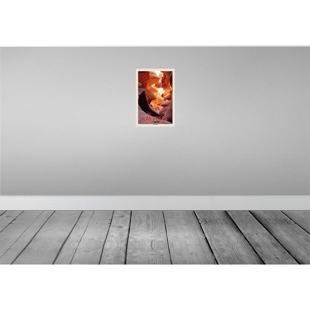 [LA-135460-H] Holzschild 30x20 cm Las Vegas USA Antelope Canyon Bildmotiv Reisemotiv Amerika Bild 2