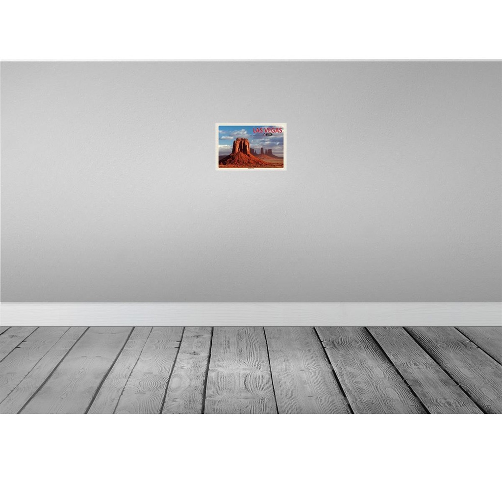 [LA-135465] Blechschild 20x30 cm Las Vegas Urlaub USA Monument Valley Hochebene Bildmotiv Reisemotiv Abenteuer Reisen Bild 2