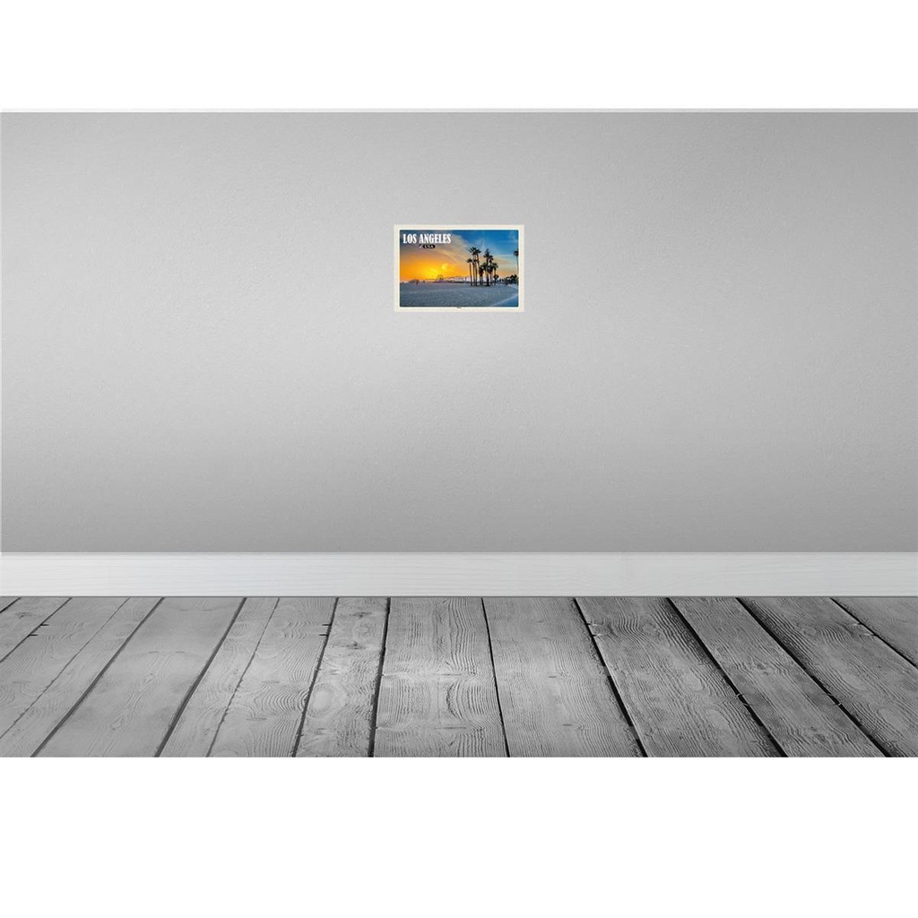 [LA-135474-H] Holzschild 20x30 cm Los Angeles USA Beach Strand Venice Bildmotiv Reisemotiv Amerika Bild 2