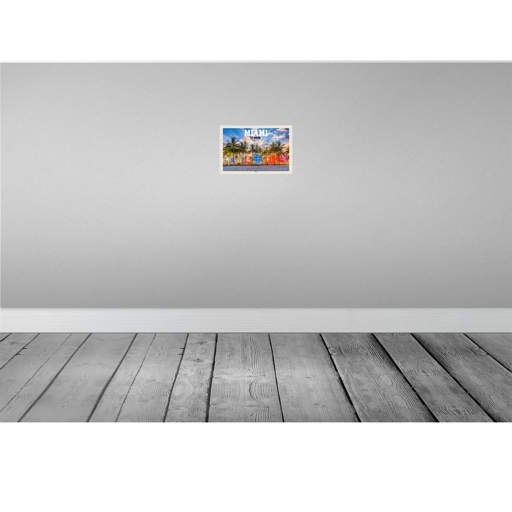 [LA-135483-H] Holzschild 20x30 cm Miami USA Strand Palmen Urlaub Bildmotiv Reisemotiv Amerika Bild 2