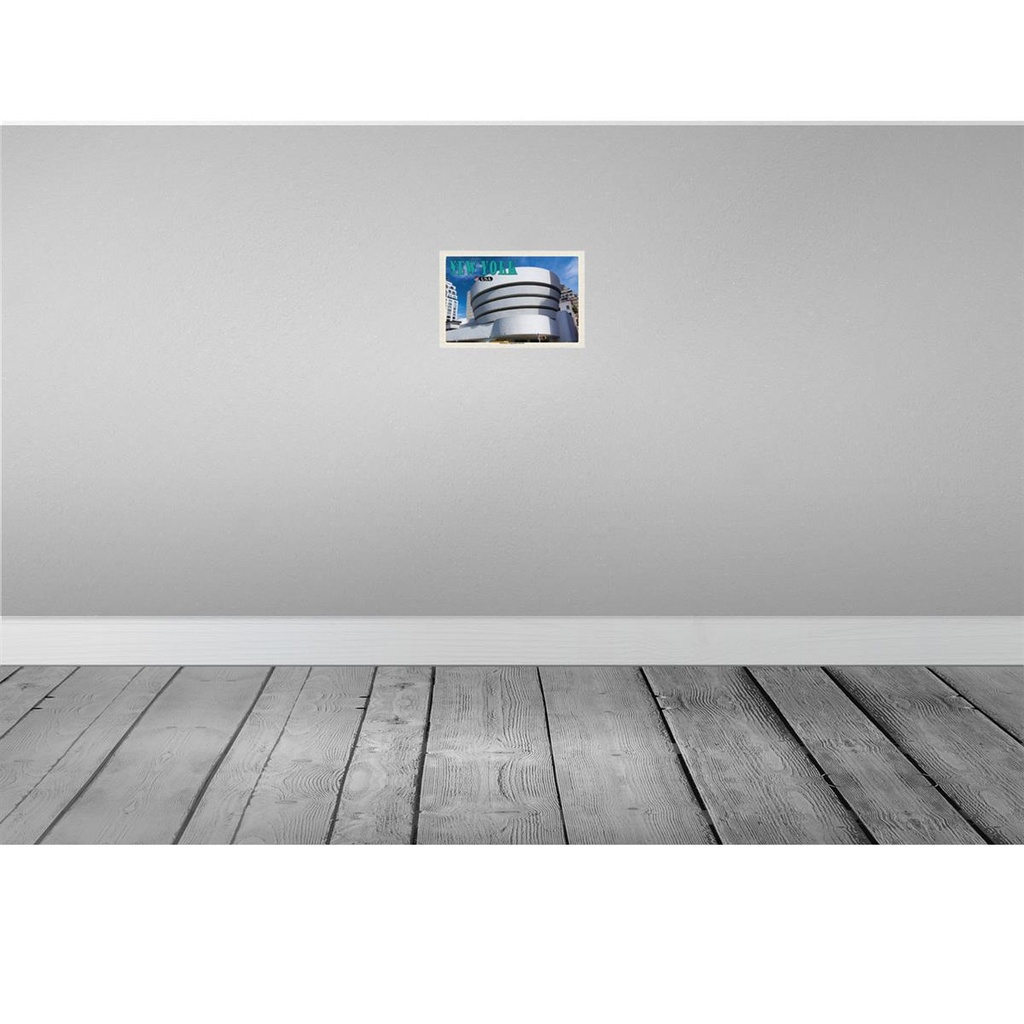 [LA-135496-H] Holzschild 20x30 cm New York USA Solomon R. Guggenheim Museum Bildmotiv Reisemotiv Amerika Bild 2