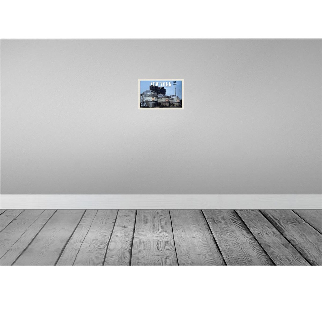 [LA-135500] Blechschild 20x30 cm New York Reisen Urlaub Central Railroad Züge Bildmotiv Reisemotiv Abenteuer Bild 2