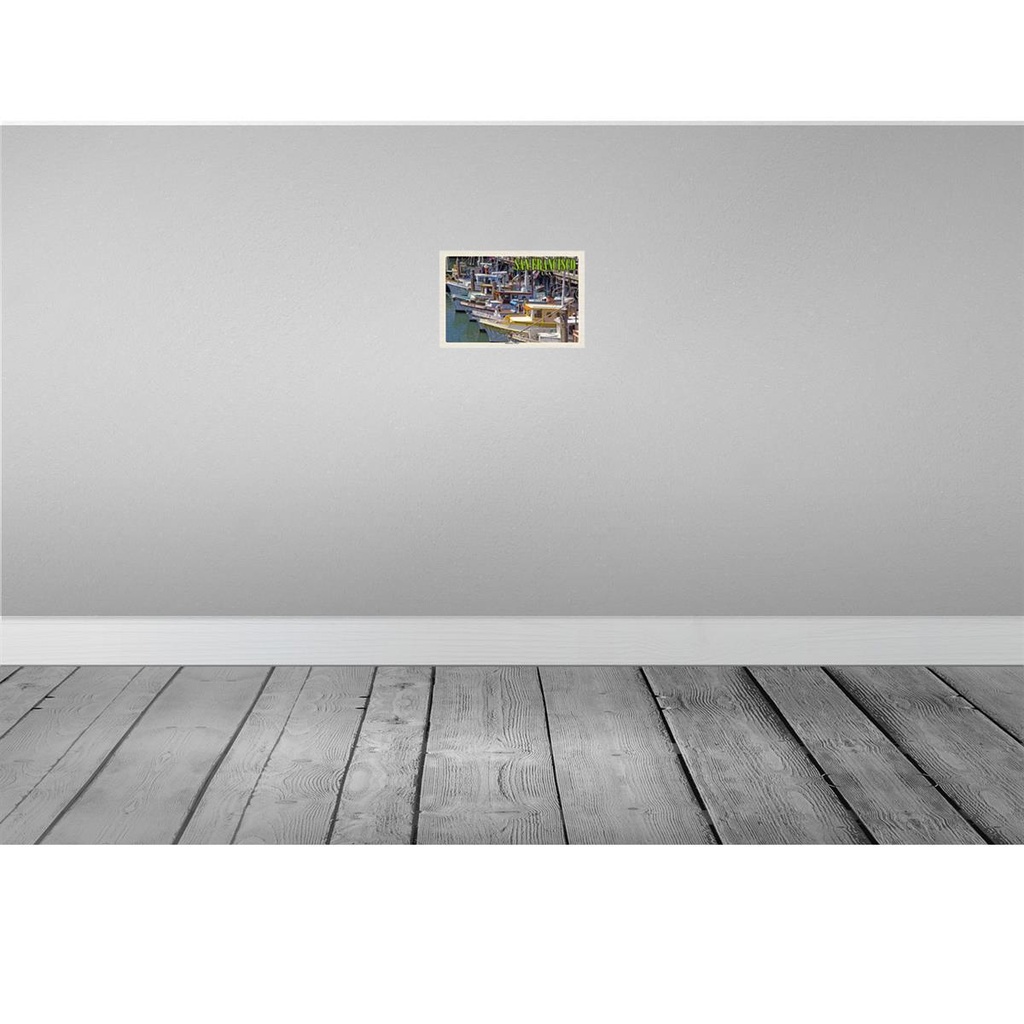 [LA-135516] Blechschild 20x30 cm San Francisco Fisherman's Wharf Bildmotiv Reisemotiv Abenteuer Reisen Urlaub Bild 2