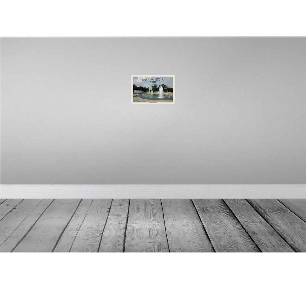 [LA-135529-H] Holzschild 20x30 cm Washington DC USA National Woröd Memorial Bildmotiv Reisemotiv Amerika Bild 2