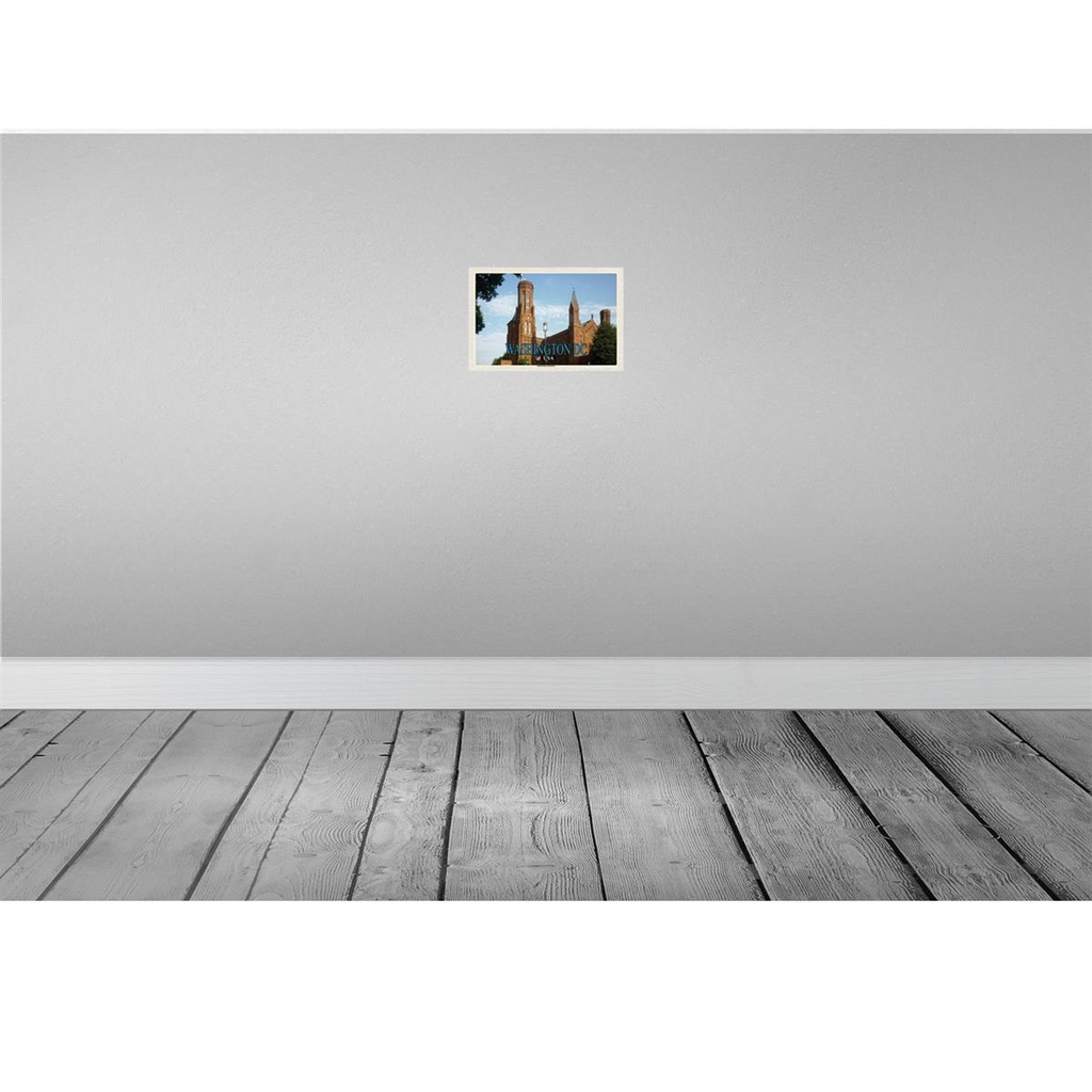 [LA-135531-H] Holzschild 20x30 cm Washington DC USA Smithsonian Institution Bildmotiv Reisemotiv Amerika Bild 2