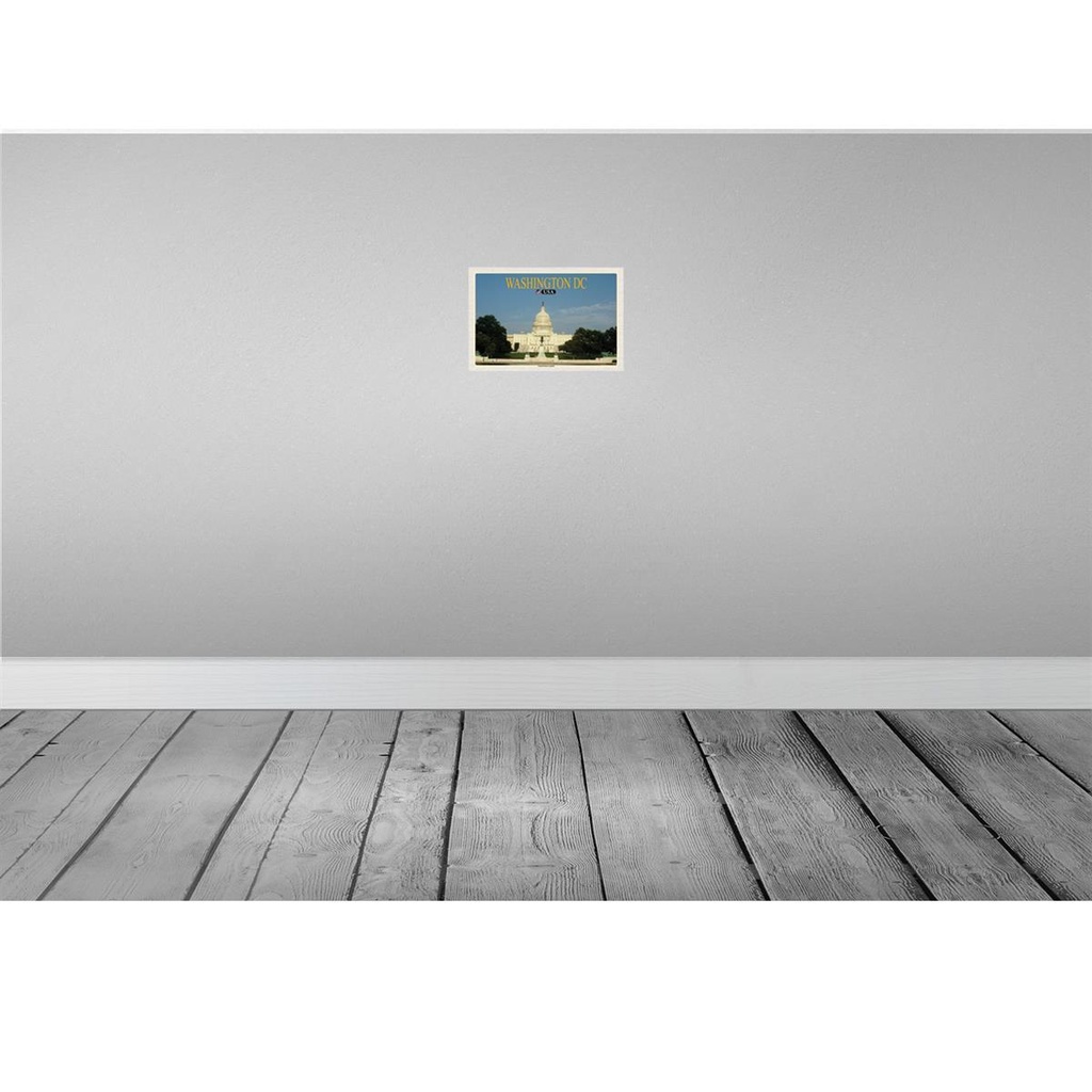 [LA-135533] Blechschild 20x30 cm Washington DC Urlaub USA United States Capitol Bildmotiv Reisemotiv Abenteuer Reisen Bild 2