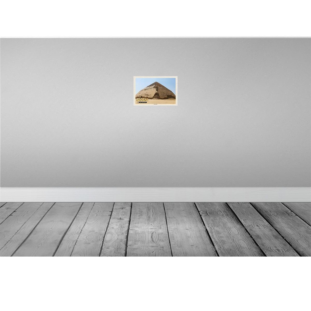 [LA-135536-H] Holzschild 20x30 cm Gizeh Ägypten Knickpyramide Bildmotiv Reisemotiv Abenteuer Reisen Bild 2