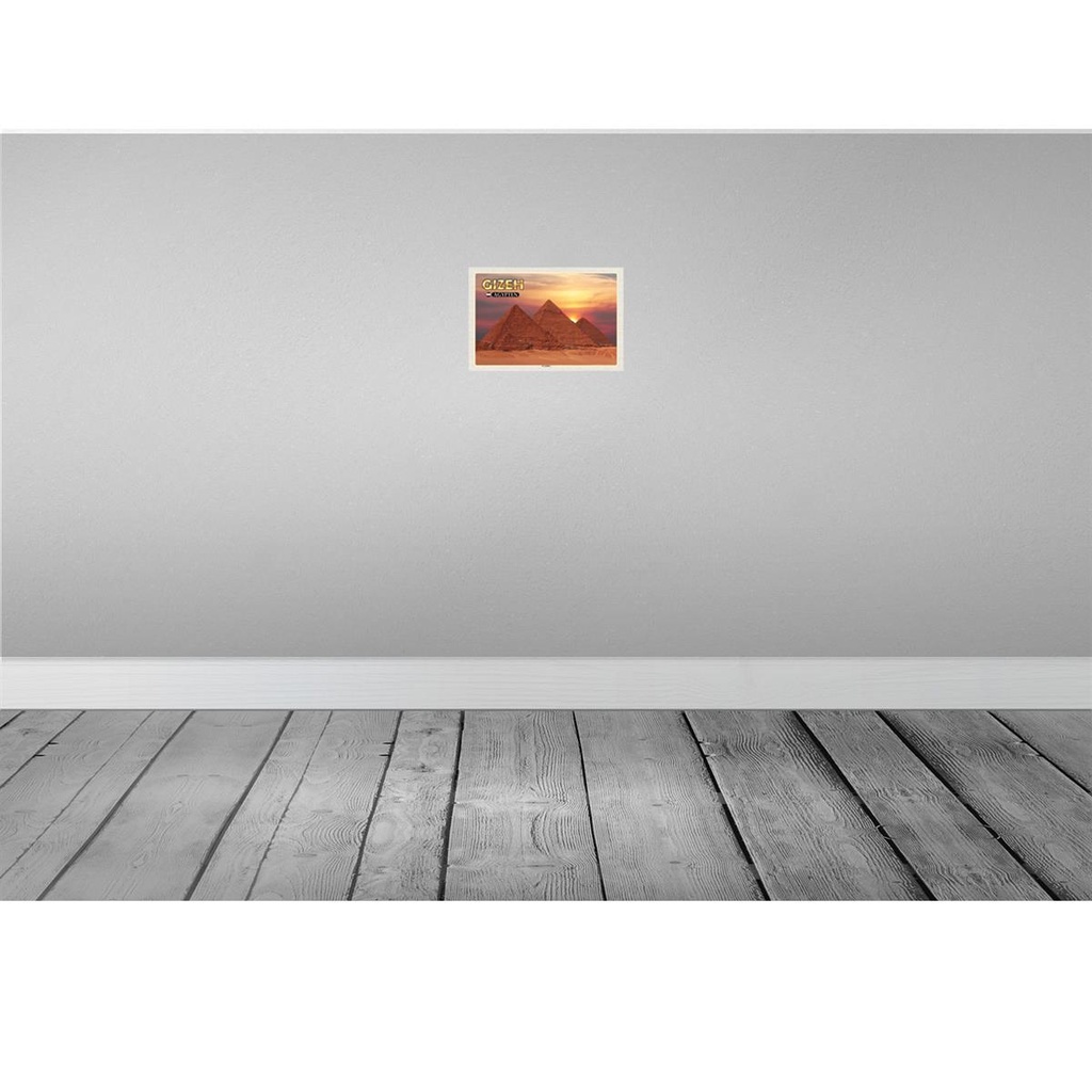 [LA-135537-H] Holzschild 20x30 cm Gizeh Ägypten Pyramiden Bildmotiv Reisemotiv Urlaub Bild 2