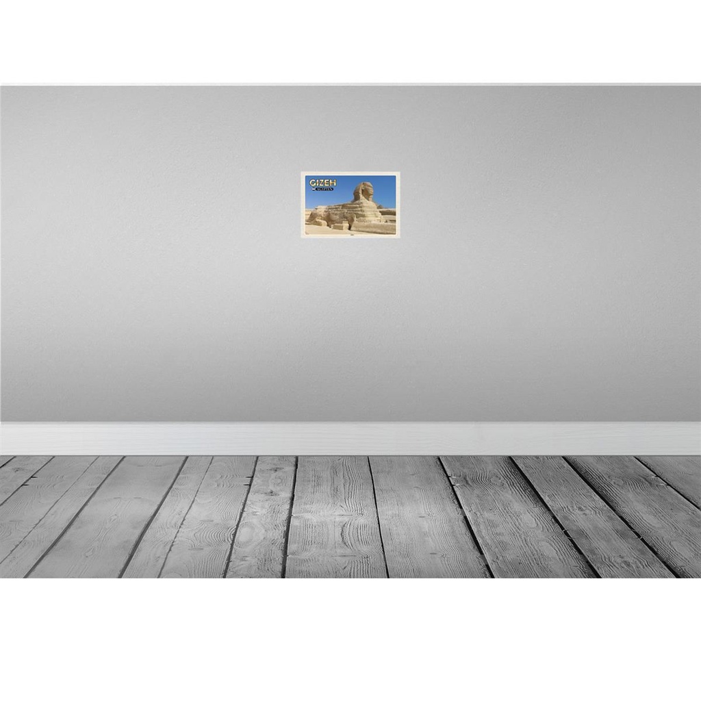 [LA-135538] Blechschild 20x30 cm Gizeh Ägypten Sphinx Bildmotiv Reisemotiv Abenteuer Reisen Urlaub Bild 2