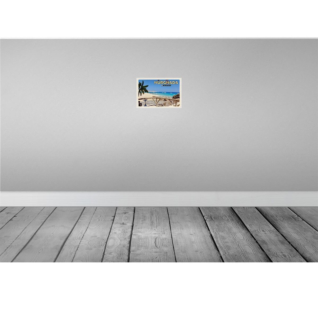 [LA-135541-H] Holzschild 20x30 cm Hurghada Ägypten Giftun Nationalpark Bildmotiv Reisemotiv Abenteuer Reisen Bild 2