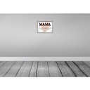 [LA-136069] Blechschild 30x40 cm Mama du schuld ich so großartig Spruch Zitat Bild 2