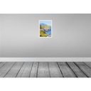 [LA-136094-H] Holzschild 40x30 cm Amalfi ItalyMeerblick Bildmotiv Reisemotiv Europa Bild 2