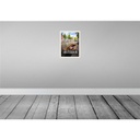 [LA-136098-H] Holzschild 40x30 cm AmsterdamBoot Holland Bildmotiv Reisemotiv Straße Stadt Bild 2