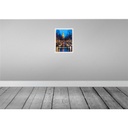 [LA-136105] Blechschild 40x30 cm Retro Amsterdam Urlaub Munt Tower Nacht Bildmotiv Reisemotiv Abenteuer Reisen Europa Bild 2