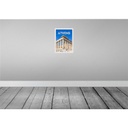 [LA-136108-H] Holzschild 40x30 cm Athen Greece Akropolis Bildmotiv Reisemotiv Europa Bild 2