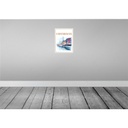 [LA-136128-H] Holzschild 40x30 cm Kunst Copenhagen Denmark Boot Bildmotiv Reisemotiv Straße Stadt Bild 2
