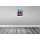 [LA-136140-H] Holzschild 40x30 cm Edinburgh Scotland Telephone rot Bildmotiv Reisemotiv Europa Bild 2