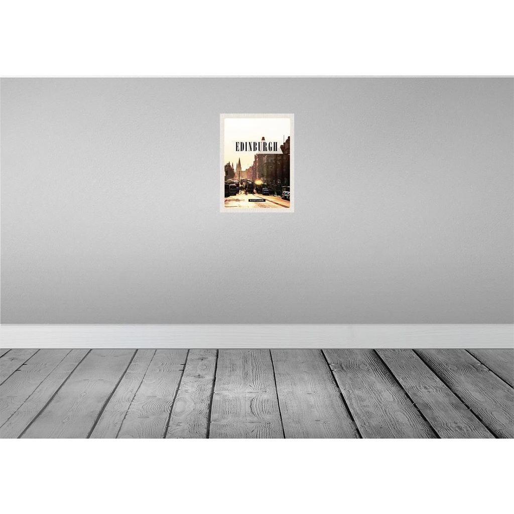 [LA-136141] Blechschild 40x30 cm Edinburgh Scotland Bildmotiv Reisemotiv Abenteuer Reisen Europa Urlaub Bild 2
