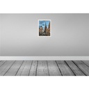[LA-136142-H] Holzschild 40x30 cm Edinburgh Scotland Altstadt Bildmotiv Reisemotiv Straße Stadt Bild 2