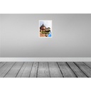 [LA-136145-H] Holzschild 40x30 cm Edinburgh Scotland Altstadt Bildmotiv Reisemotiv Straße Stadt Bild 2