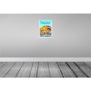 [LA-136177] Blechschild 40x30 cm Istanbul Turkey Urlaub Bild Bildmotiv Reisemotiv Abenteuer Reisen Straße Stadt Bild 2
