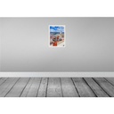 [LA-136185-H] Holzschild 40x30 cm Naples Italy Neapel Panorama Himmel Bildmotiv Reisemotiv Europa Bild 2