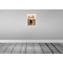 [LA-136200-H] Holzschild 40x30 cm Retro Prague Nebel Poster Bildmotiv Reisemotiv Straße Stadt Bild 2