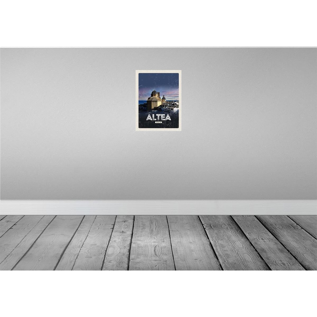 [LA-136206] Blechschild 40x30 cm Retro Altea Urlaub Spain Spanien Poster Bildmotiv Reisemotiv Abenteuer Reisen Europa Bild 2