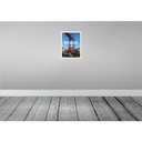 [LA-136218-H] Holzschild 40x30 cm Retro Bilbao spain Hafenstadt Berge Bildmotiv Reisemotiv Europa Bild 2