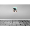 [LA-136230-H] Holzschild 40x30 cm Retro Château de Chambord Schloss Bildmotiv Reisemotiv Europa Bild 2