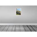 [LA-136245] Blechschild 40x30 cm Gordes France Ansicht Urlaub Abenteuer Reisen Straße Stadt Bild 2