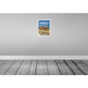 [LA-136250-H] Holzschild 40x30 cm Retro Ibiza Spain Altstadt Bildmotiv Reisemotiv Straße Stadt Bild 2