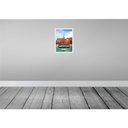 [LA-136261-H] Holzschild 40x30 cm Menton France Provence Stadt Bildmotiv Reisemotiv Straße Bild 2
