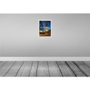 [LA-136272-H] Holzschild 40x30 cm Pont Alexandre III Paris Brücke Nacht Bildmotiv Reisemotiv Europa Bild 2