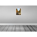 [LA-136277-H] Holzschild 40x30 cm Saint Tropez France Hafenort Bildmotiv Reisemotiv Straße Stadt Bild 2